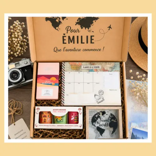 Box Voyage Personnalisée "TRAVEL" 🌍