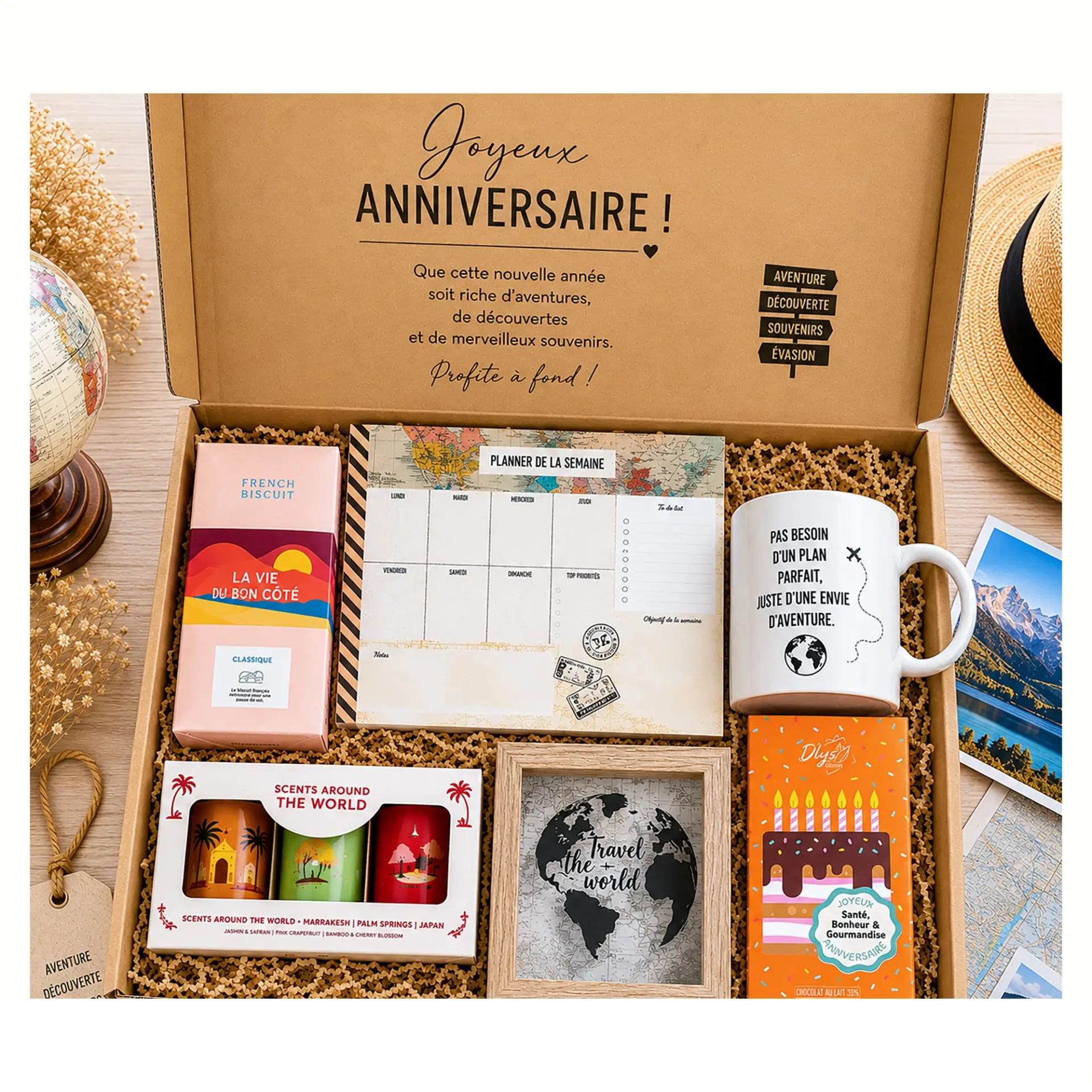 Box Voyage Personnalisée "TRAVEL" 🌍 – Image 2
