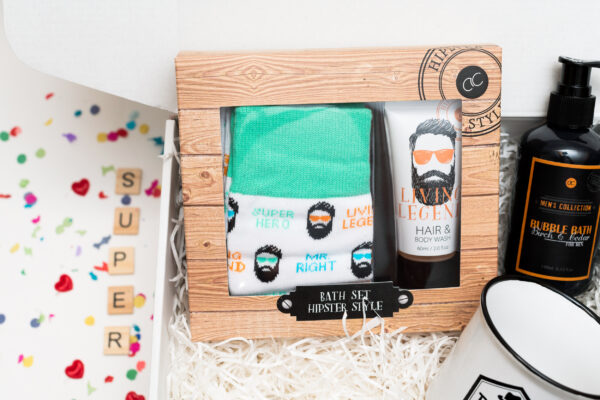 chaussettes pour le coffret fete des pères