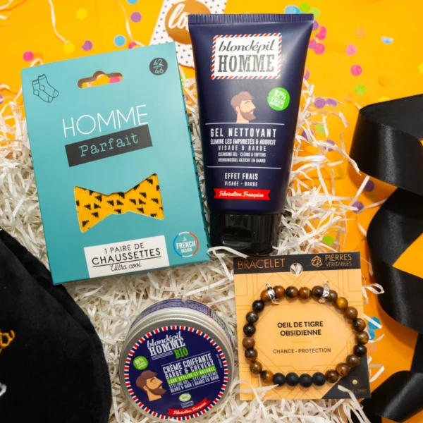 Un cadeau surprise pour l'homme parfait : style et soin réunis !