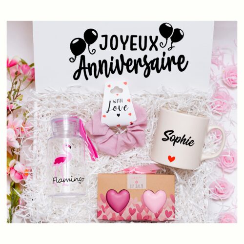 Box cadeau  ado | COFFRET FLAMANT ROSE