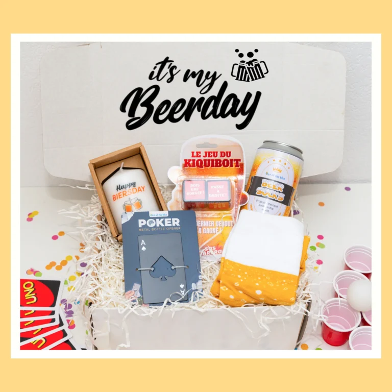 Un anniversaire festif pour l'homme qui aime célébrer avec style et humour