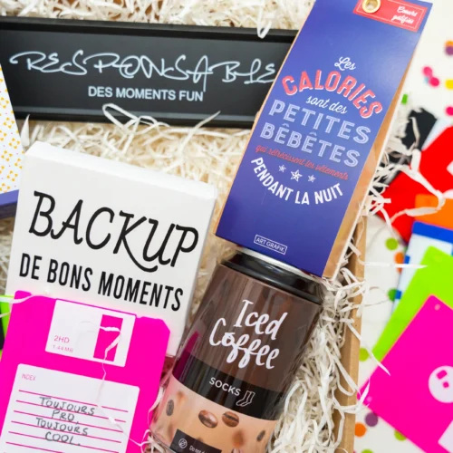 Bonbons, Chaussettes, Sous-verres Plaque de bureau tout personnalisé