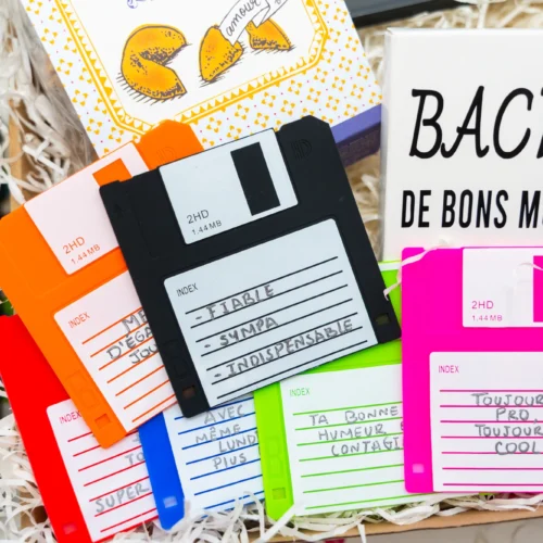 Sous-verres rétro disquette