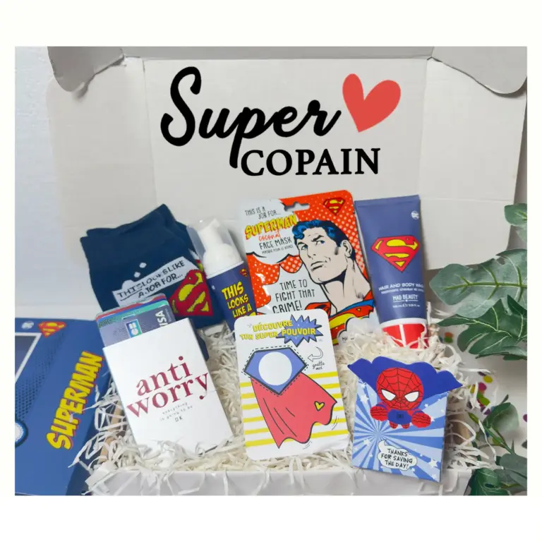 Coffret Super Man – un cadeau original unique pour surprendre les héros du quotidien