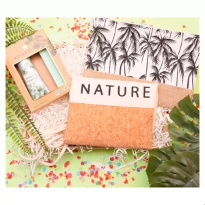 cadeau nature femme : coffret crème, sac à dos naturel, coffret Botanic Spa et trousse de toilette