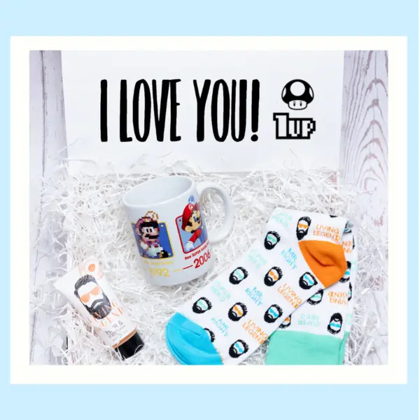 Cadeau retro homme  | COFFRET MARIO BROS