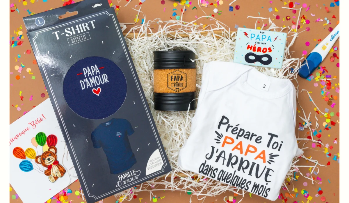 Body Bébé Message Grands-parents IDYLEA - "Des Parents Formidables..." - Cadeau Annonce Grossesse Original