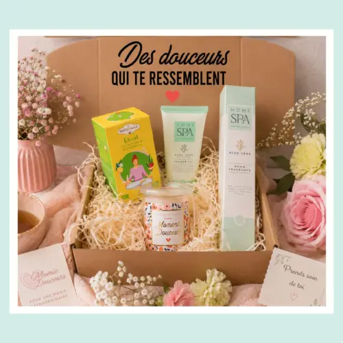 Coffret cadeau pour Mamie Douceur — Box Bien-Être Personnalisée