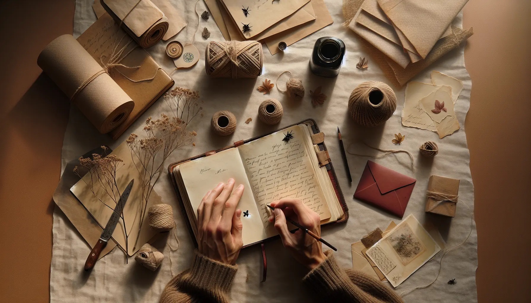 Carnet et lettre — idées de cadeaux d'adieu pour un ami qui part à l'étranger