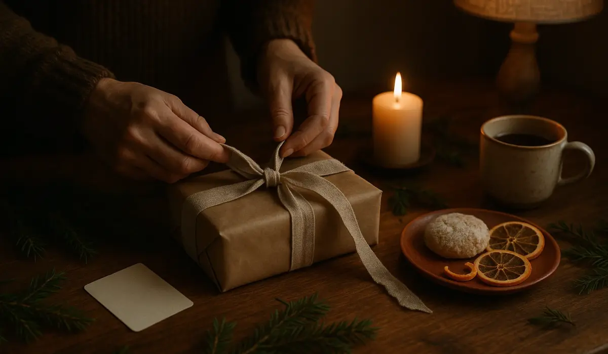 Un homme ouvrant son cadeau innoubliable