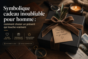 Cadeau symbolique inoubliable pour homme dans un coffret élégant
