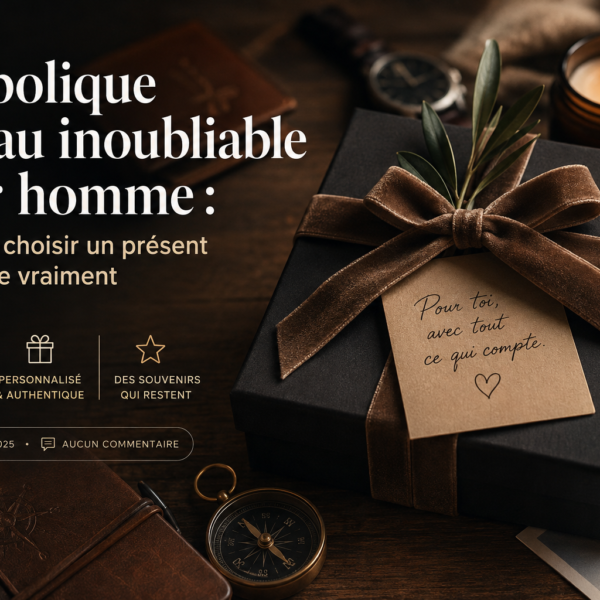 Cadeau symbolique inoubliable pour homme dans un coffret élégant