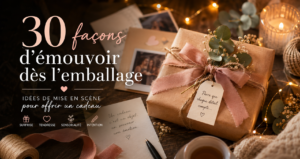 30 façons d’émouvoir dès l’emballage – idées de mise en scène pour offrir un cadeau