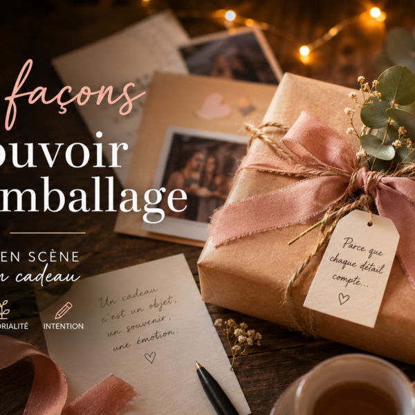30 façons d’émouvoir dès l’emballage – idées de mise en scène pour offrir un cadeau