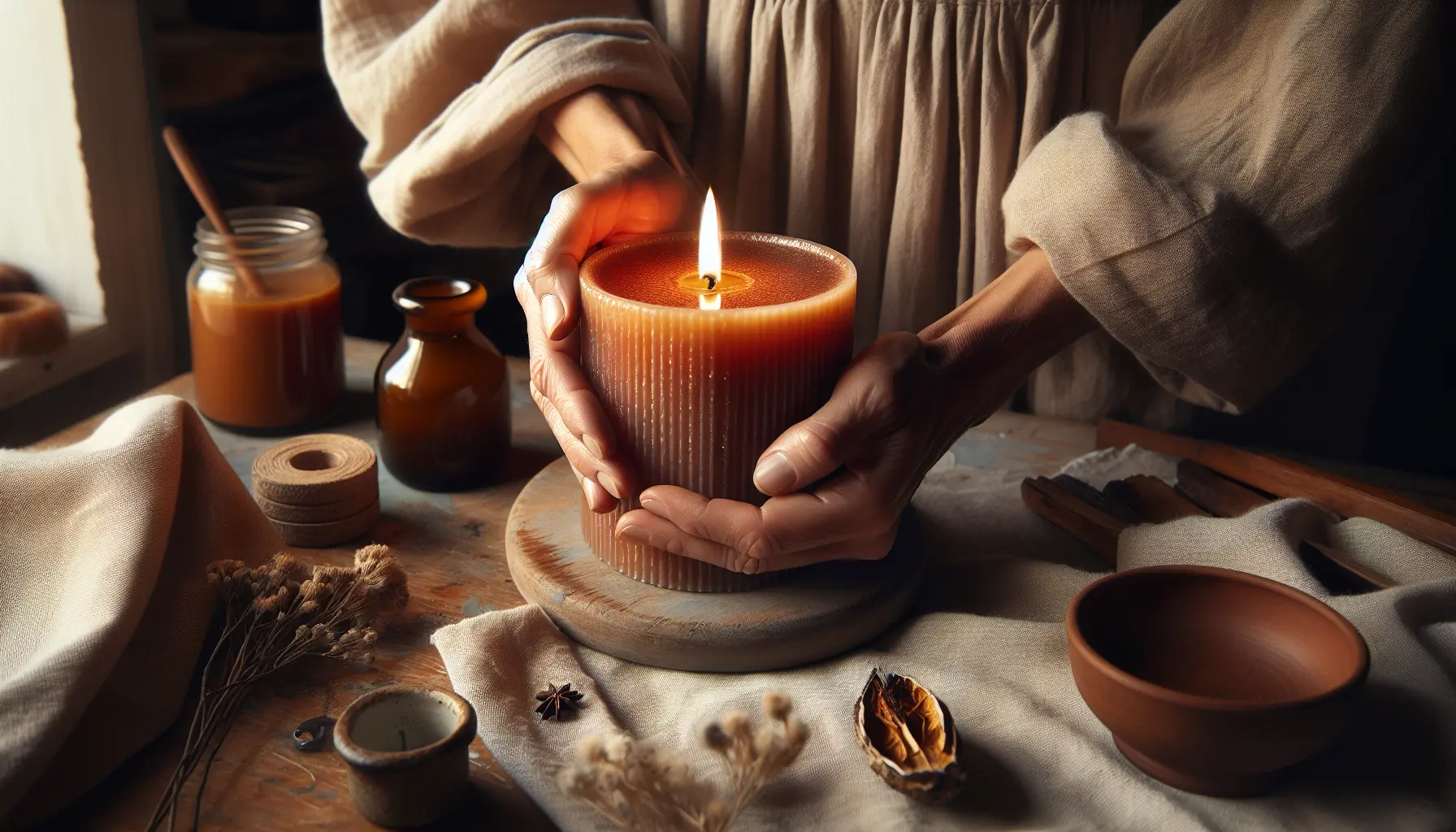 Bougie artisanale — box Saint-Valentin 2026