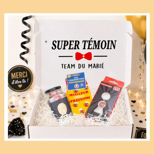 cadeau témoin homme | COFFRET EVG MÉMORABLE