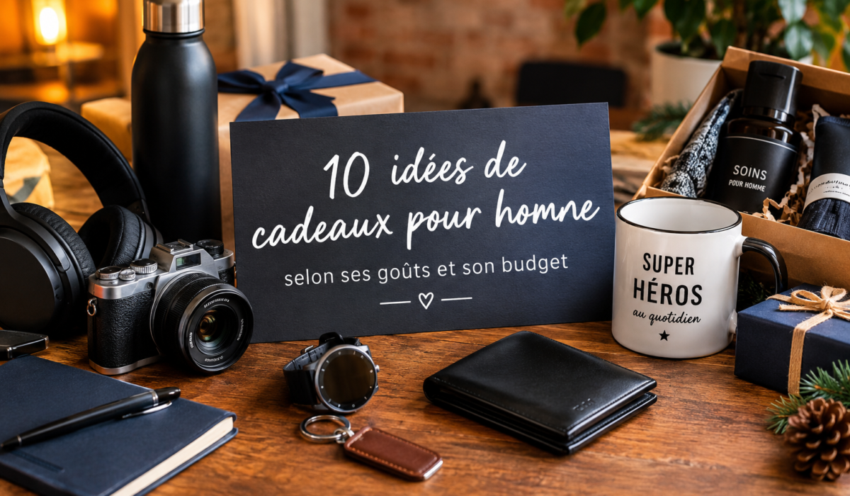 10 idées de cadeaux pour homme selon ses goûts et son budget