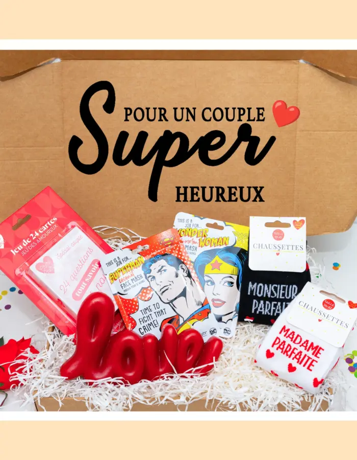 Box cadeau couple | COFFRET SUPER COUPLE