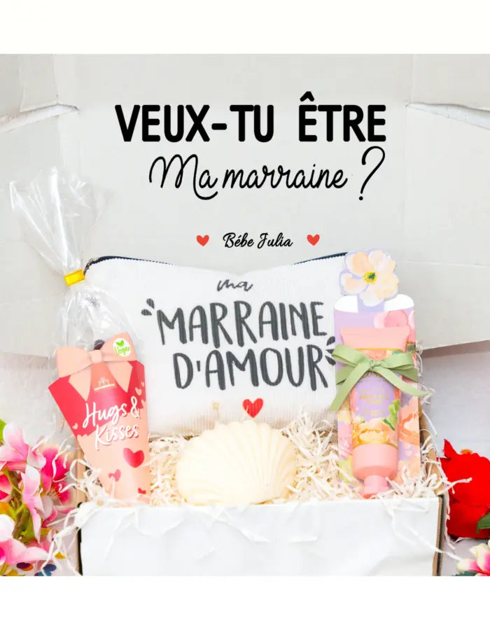 Cadeau demande marraine | COFFRET MEILLEURE MARRAINE