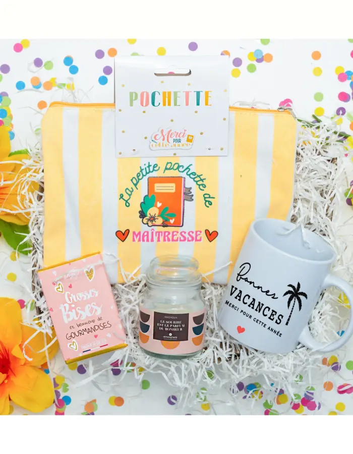 Cadeau merci maitresse | COFFRET MAITRESSE EN OR