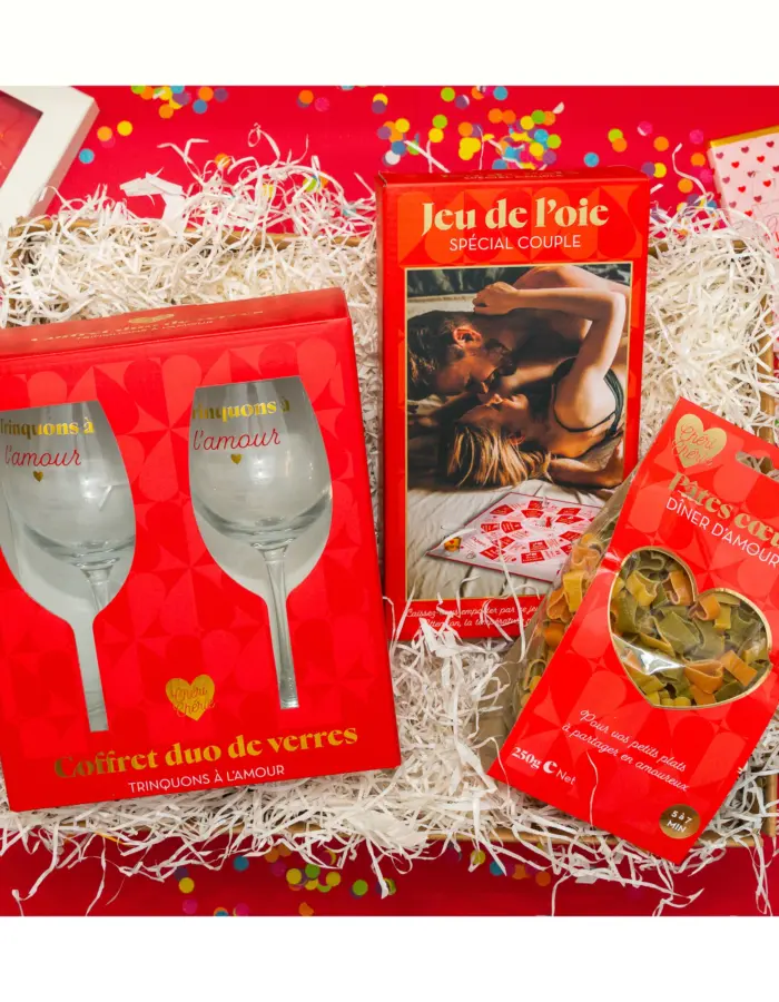 Cadeau pour couple  | COFFRET PLAISIR À DEUX