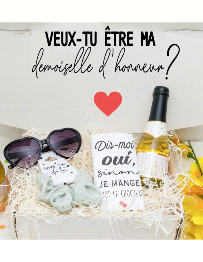 Box demoiselle d’honneur | COFFRET TEAM BRIDE