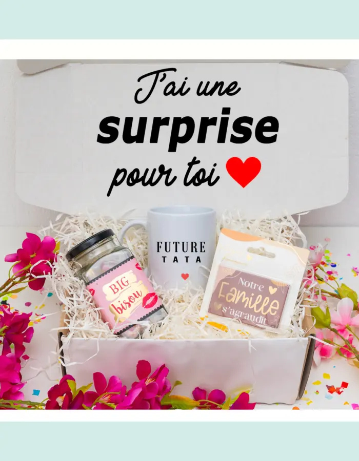 annonce grossesse famille | COFFRET LA FAMILLE  S’AGRANDIT