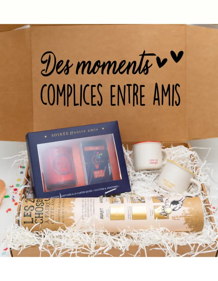 Coffret Cadeau Couple | COFFRET MOMENTS A PARTAGER
